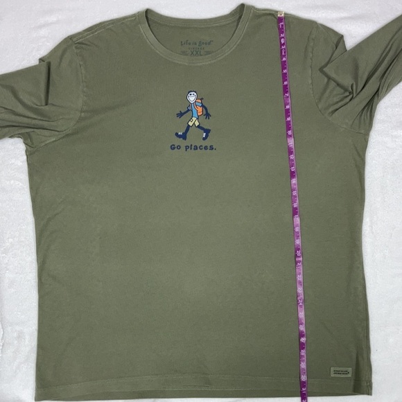 Life is Good Men's Jake Go Places Hike LS Crusher Tee 2XL - Picture 6 of 9